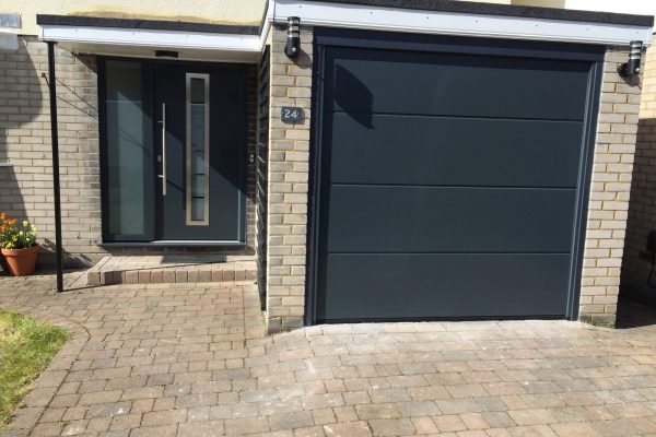 Hormann TPS700 Thermopro front door and L-ribbed sectional