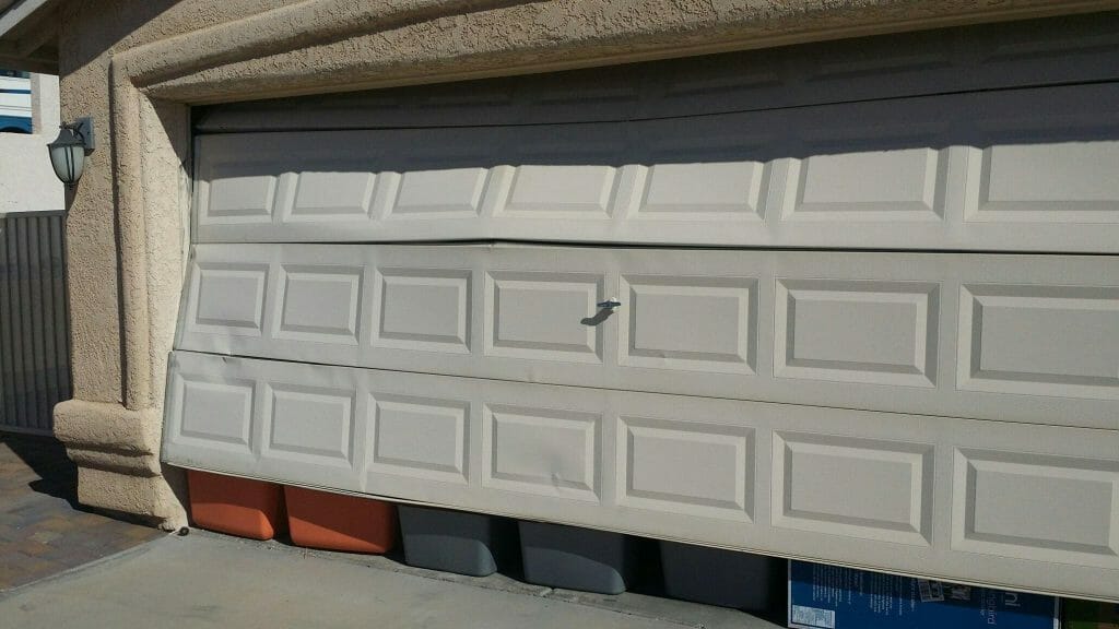 dented garage doors