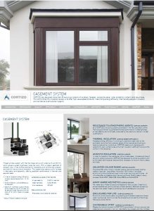 CORTIZO CASEMENT SYSTEM BROCHURE
