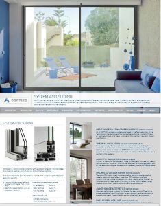 Cortizo 4700 System brochure