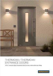 HORMANN THERMO ENTANCE DOORS BROCHURE