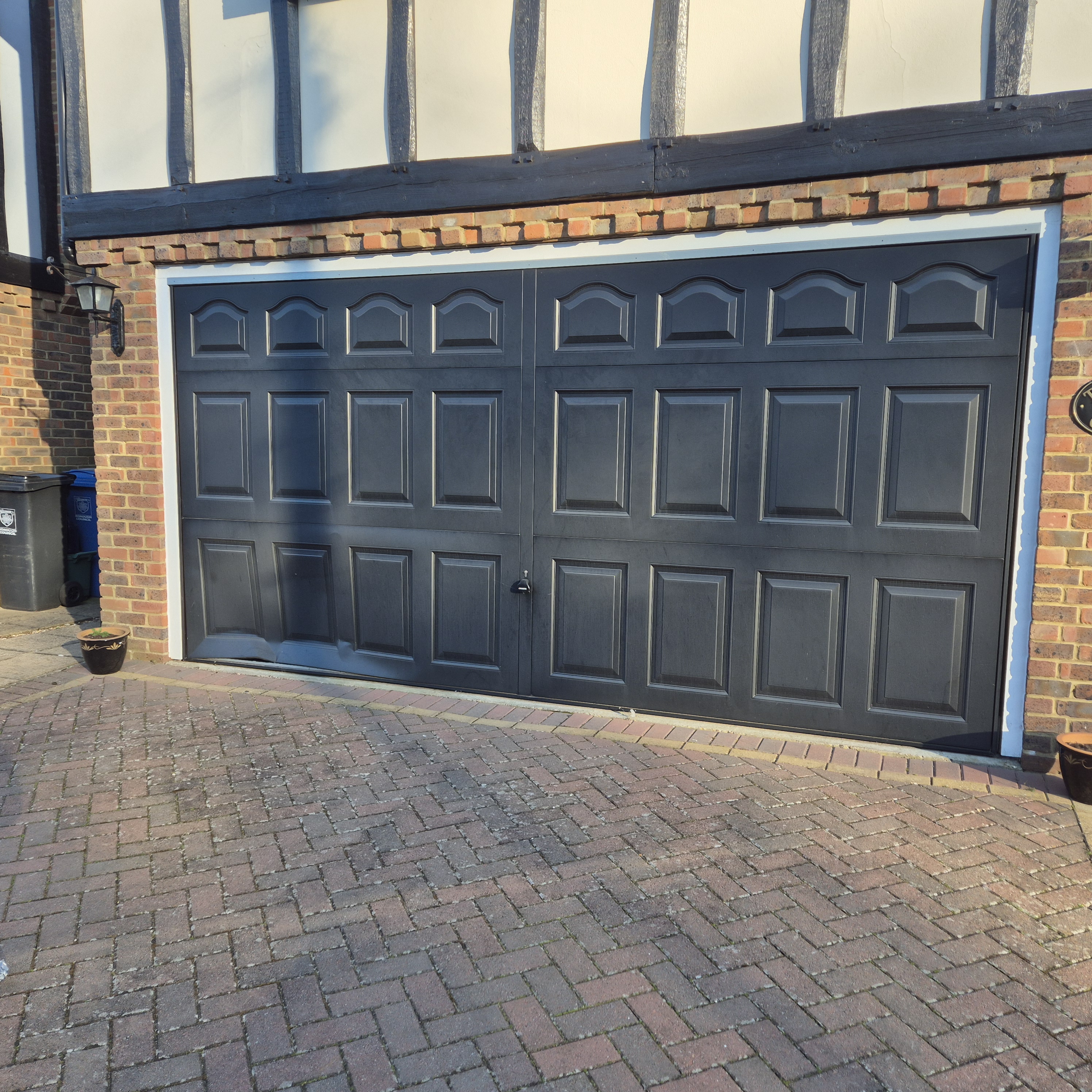 old garage door replaced in kings langley
