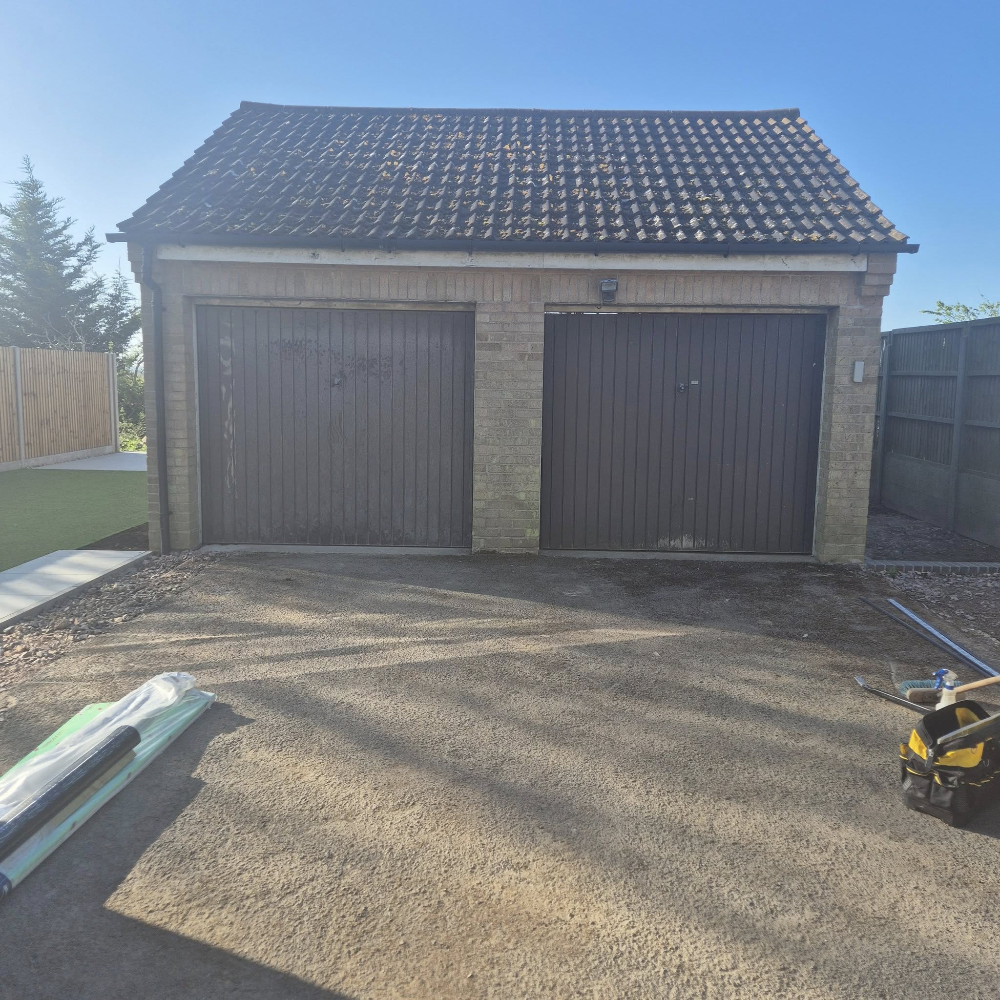 double garage doors replaced abbots langley