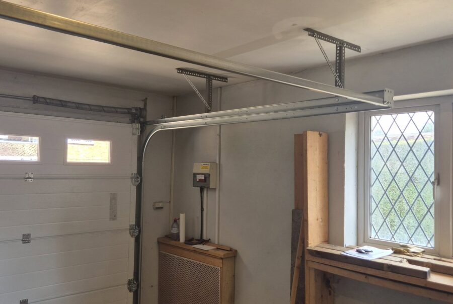 Novoferm ISO45 georgian automatic sectional door King's Langley