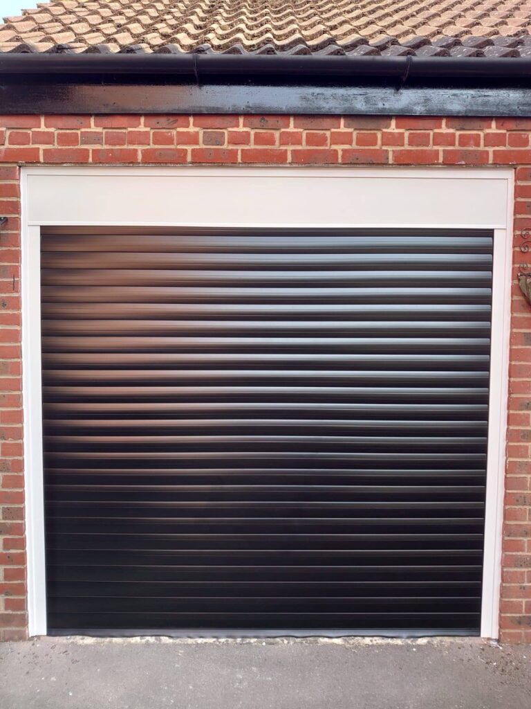 Trojon roller door today installed in Aylesbury