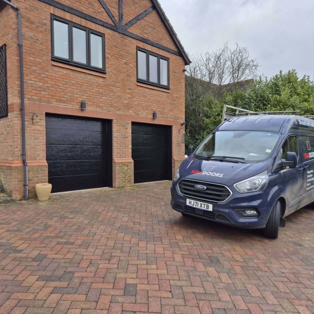 double garage doors installed in Milton Keynes